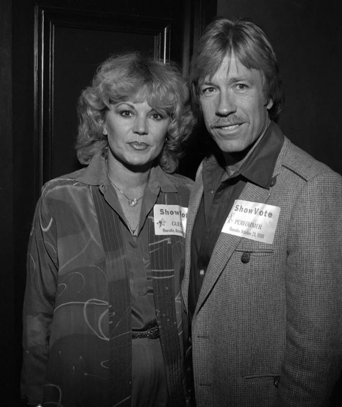 Dianne Holechek and Chuck Norris